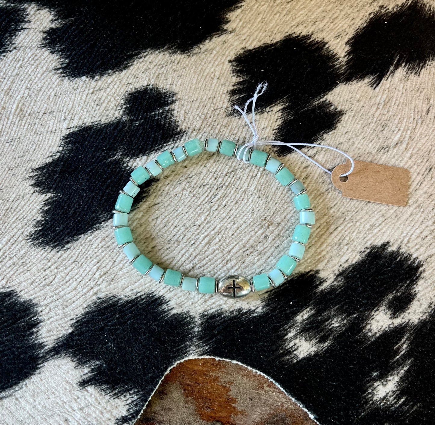 Silver Cross Bracelet